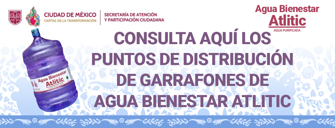 Puntos de Agua Bienestar: Atlitic